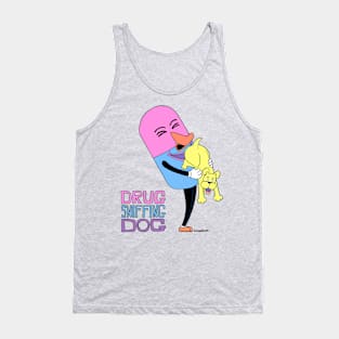 Drug Sniffing Dog Tank Top